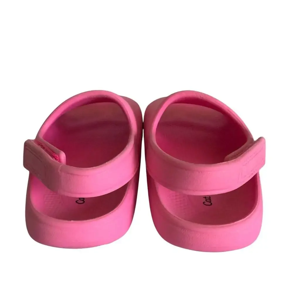 Cat & Jack Hot Pink Slide Sandals Toddler Size 8 Shoes